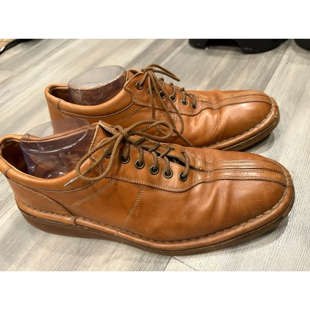 Allen Edmonds Leeds 2.0 Dress Shoes Brown Leather Mens Size 11.5